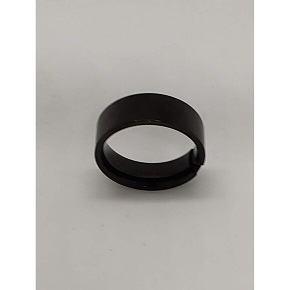Men's Black Titanium Wedding Band - Picture 4 of 4